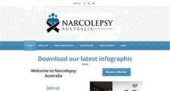 Desktop Screenshot of narcolepsysupportaustralia.com